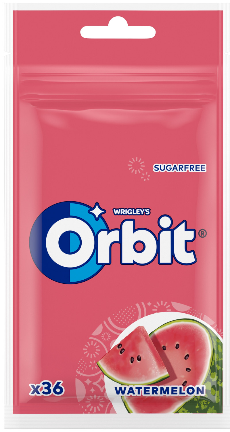 10 WRIGLEY’S ORBIT STRAWBERRY BANANA Flavor Sugarfree Chewing Gum 14g 0.49oz