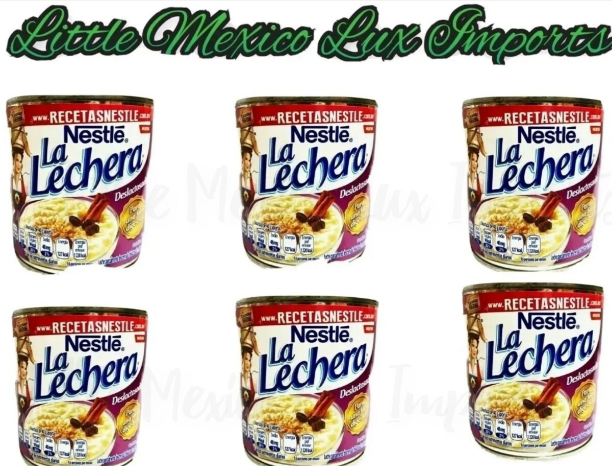 6 x LA LECHERA ESPECIALIDADES LACTOSE FREE SWEETENED CONDENSED MILK 384gc/u⚡
