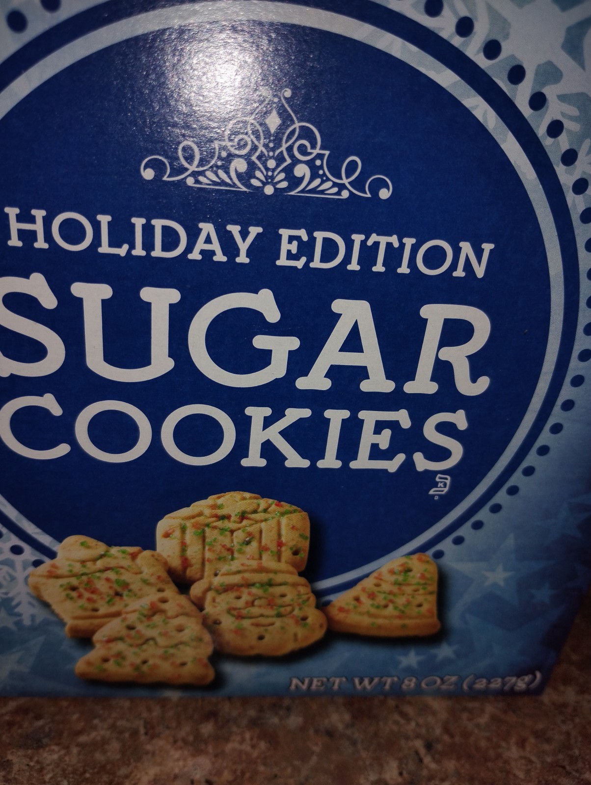 Kroger Christmas Sugar Cookies Holiday Edition! 8 oz. Best By 07/2026