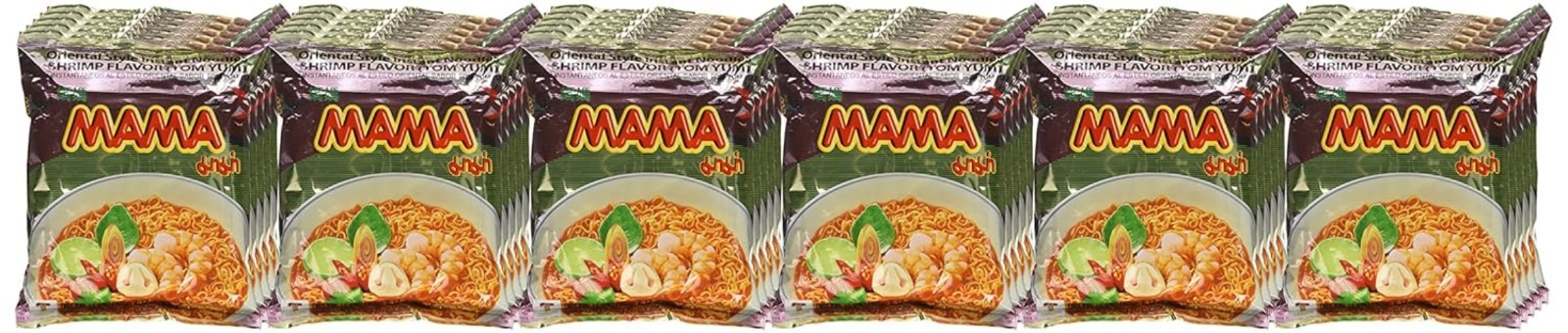 Delicious Shrimp Tom Yum Instant Noodles – Trans Fat Free & Low Calorie 30 Bags