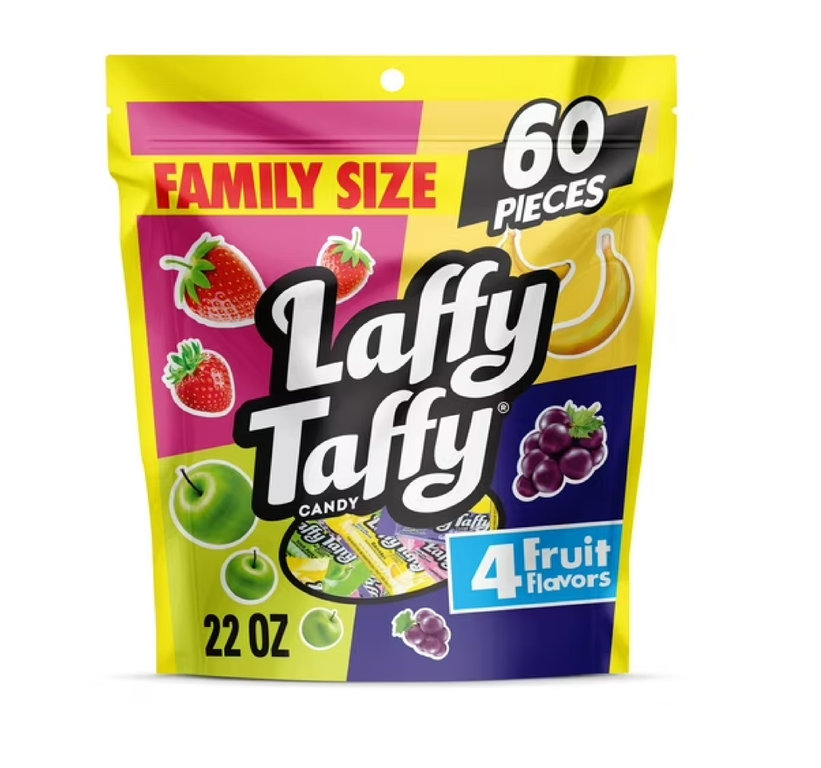 Laffy Taffy Assorted,Mini Bars,Chewy Candy in a Variety of Fruity Flavors,22 oz.