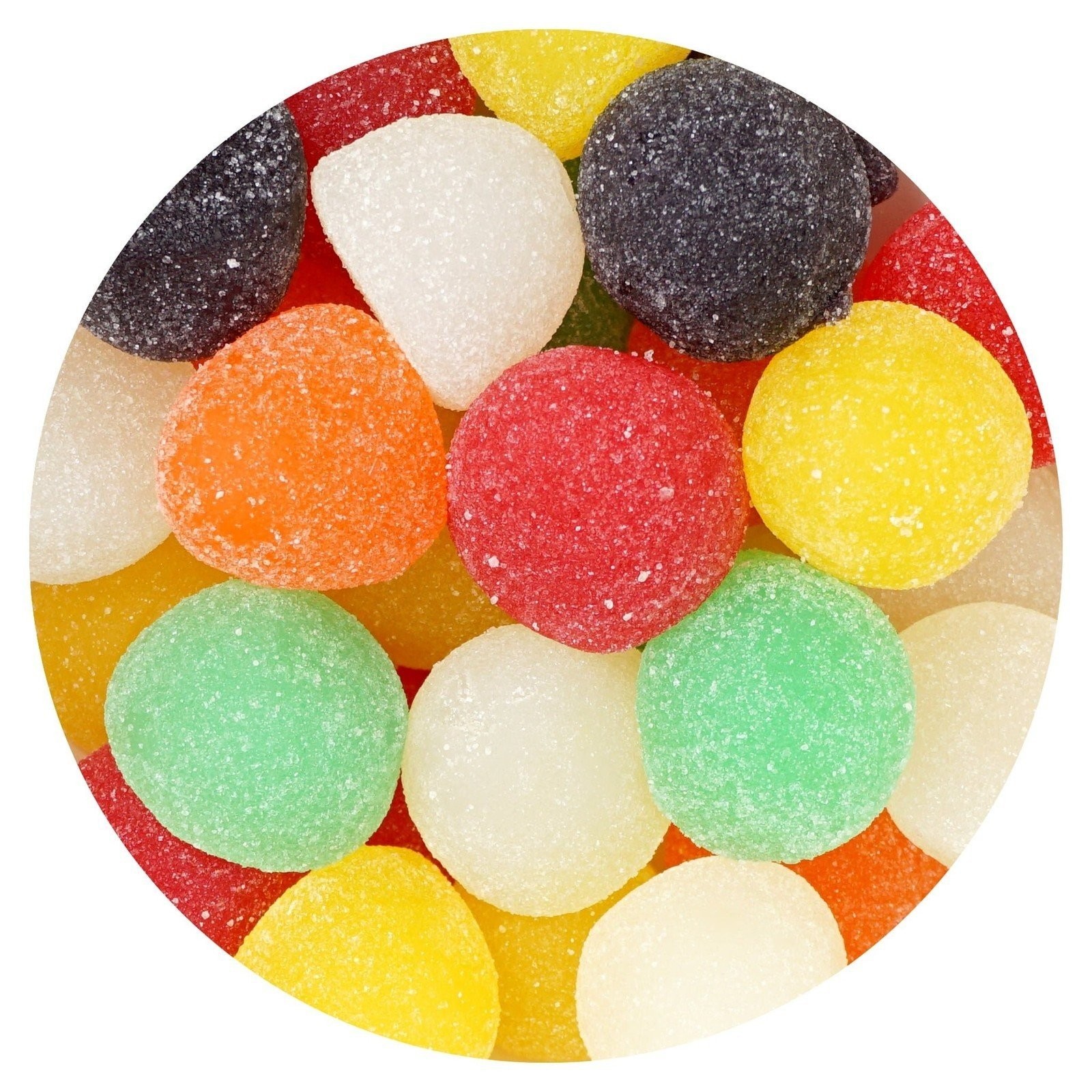 Gummy Drops, 1 Pound Bulk Bag Gum Drops Candy, The Hampton Candy Company