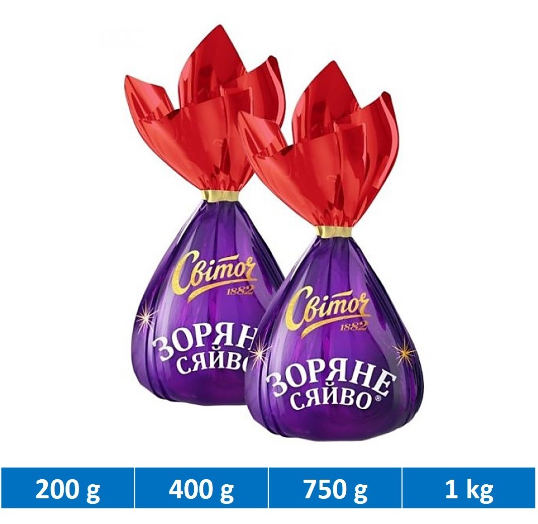 Svitoch Zoryane Syayvo Ukrainian Chocolates Premium Candy Gift