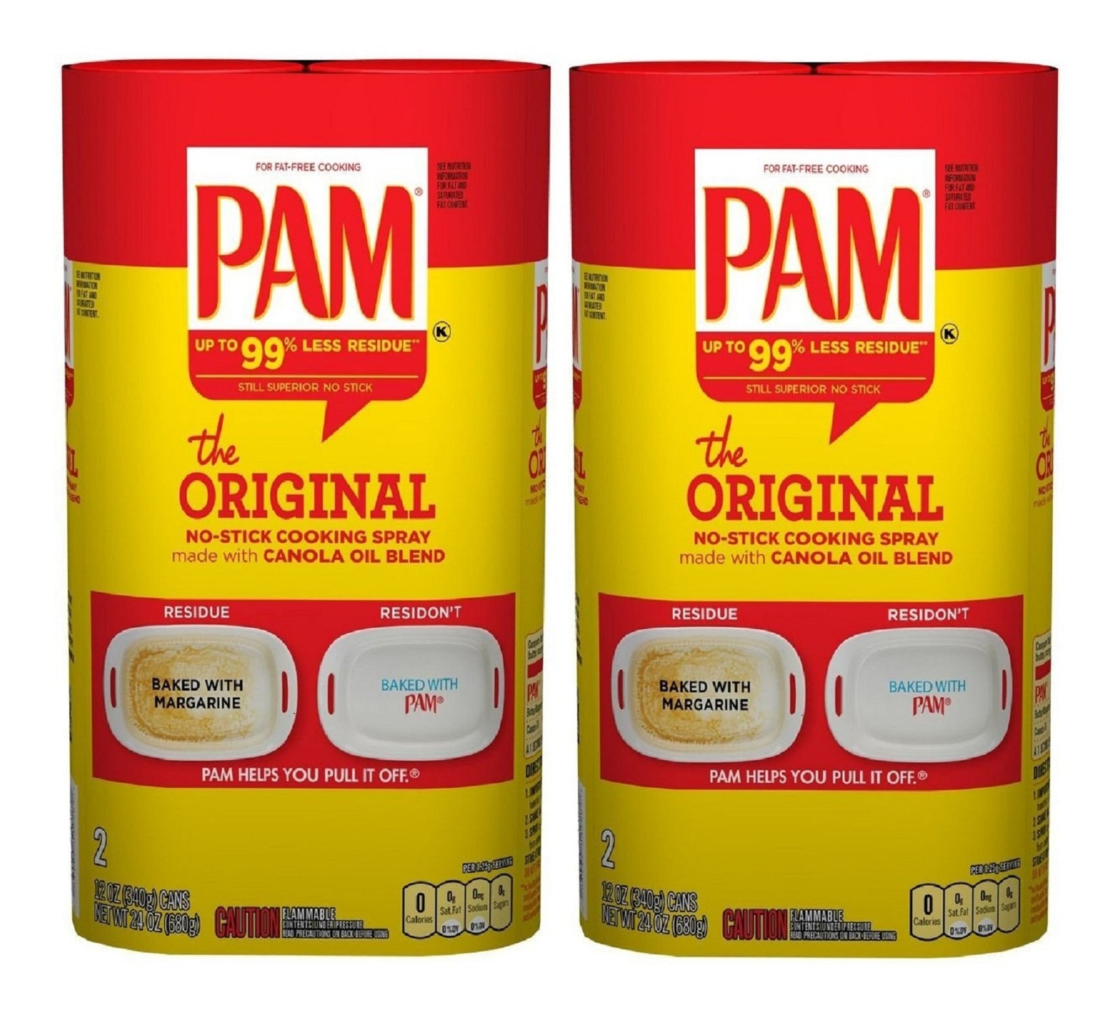 Pam Canola Spray – 12 Ounce Cans (Pack of 2-2 6 inches x 6 x 8