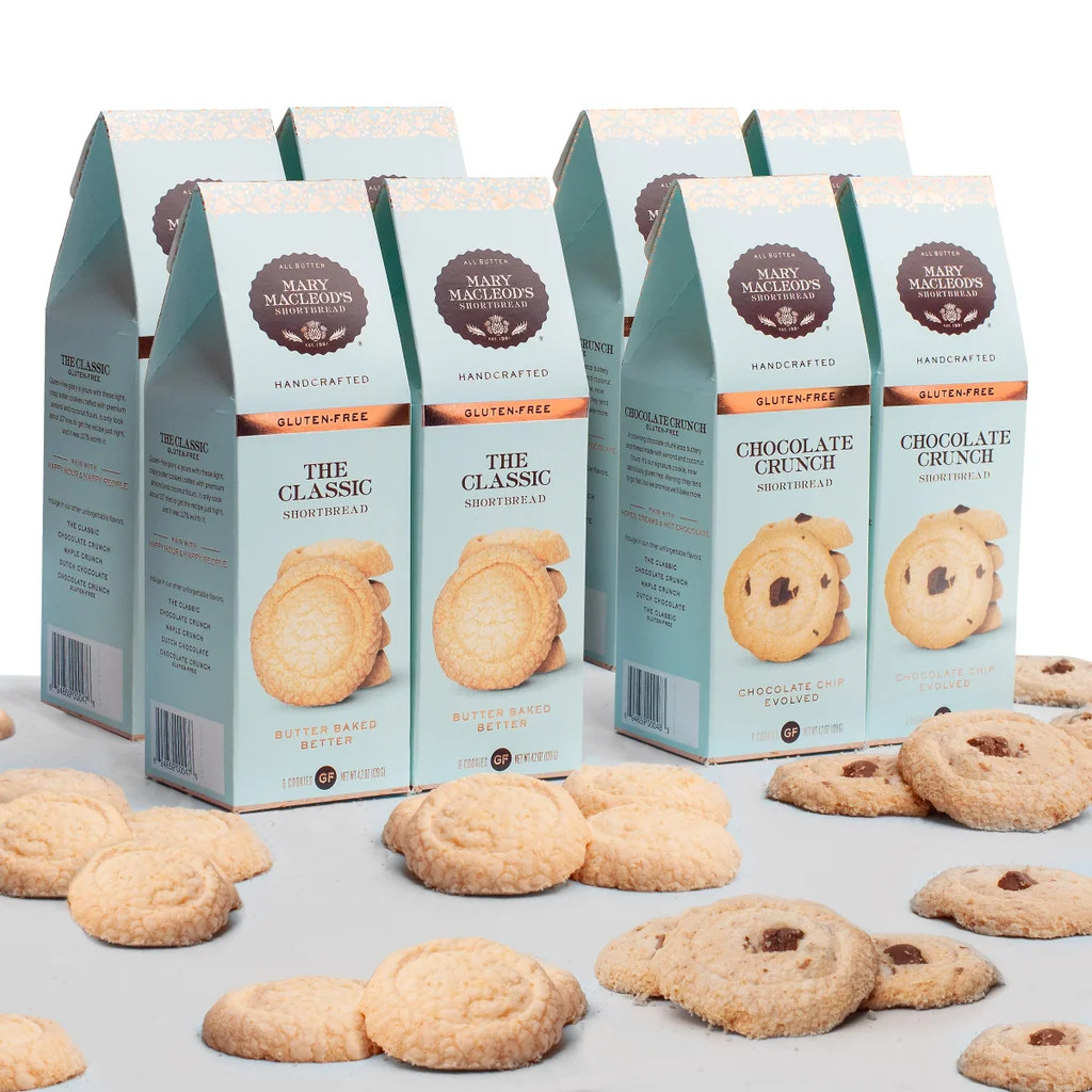 Mary Macleod’s Gluten Free Shortbread Cookies Mixed Assortment 8-Pack