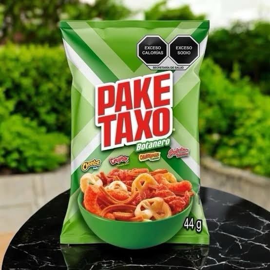 4X PAKE TAXO BOTANERO – SABRITAS MEXICANAS (4 Paquetes de 44g c/u)
