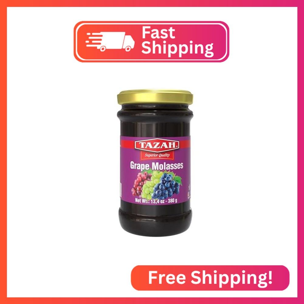 Tazah Grape Molasses 13.4 Oz (380g) Turkish Grape Molasses in Glass Jar – Kosher