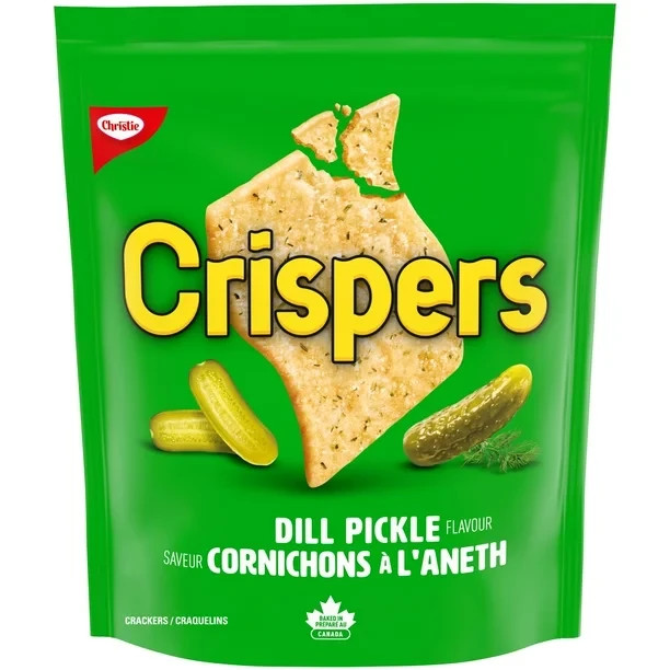 3 X Christie Crispers Dill Pickle Crackers 145g /5.1 oz Each -Limited Edition