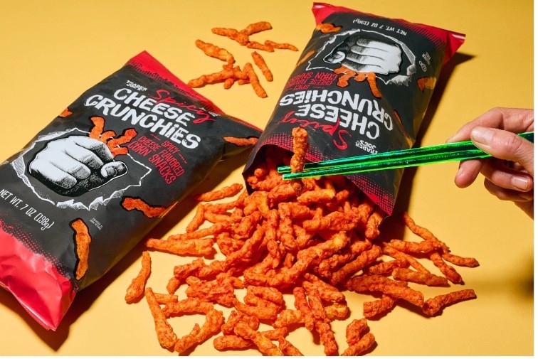 Spicy Cheese Crunchies 7 ounce Bag