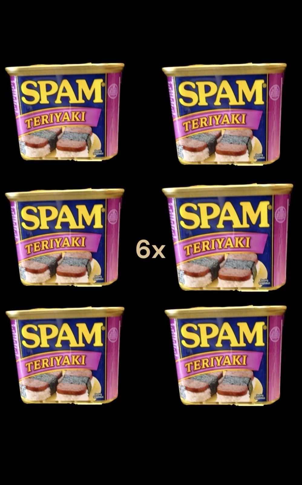 Spam Teriyaki Lunch Meat, 6 Pack