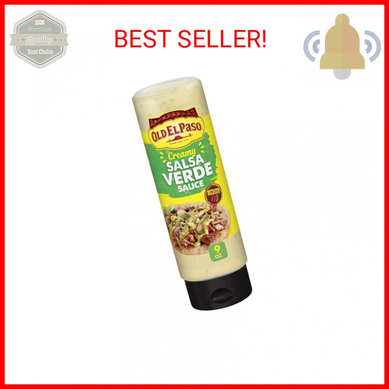 Old El Paso Taco Sauce – Creamy Salsa Verde, 9 oz.