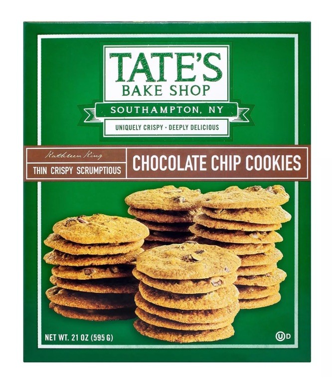 New Fresh Tate’s Bake Shop Chocolate Chip Cookie Box – 21 Oz, Bulk Price