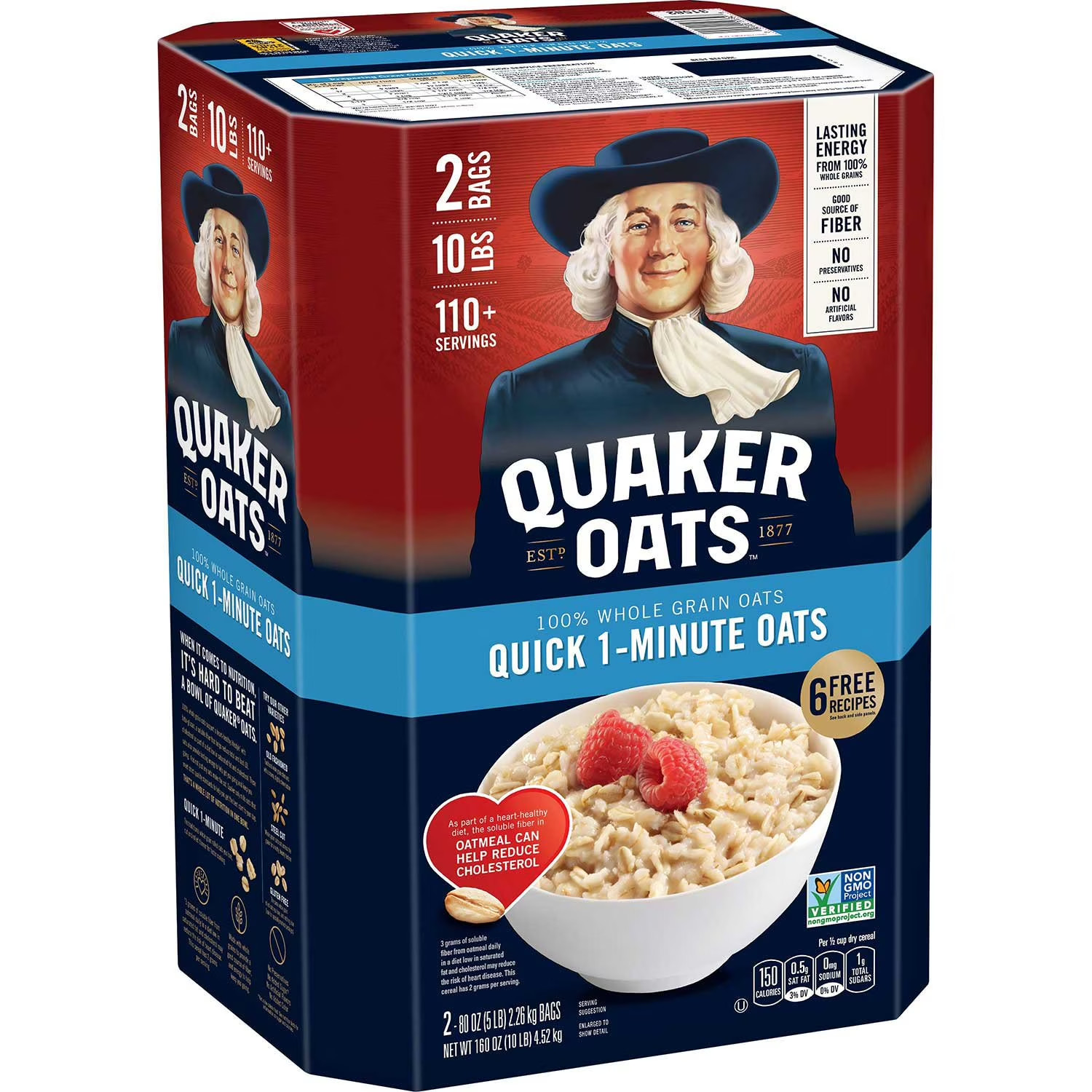 Quaker Quick 1-Minute Oats (160 oz., 2 pk.) Great Price