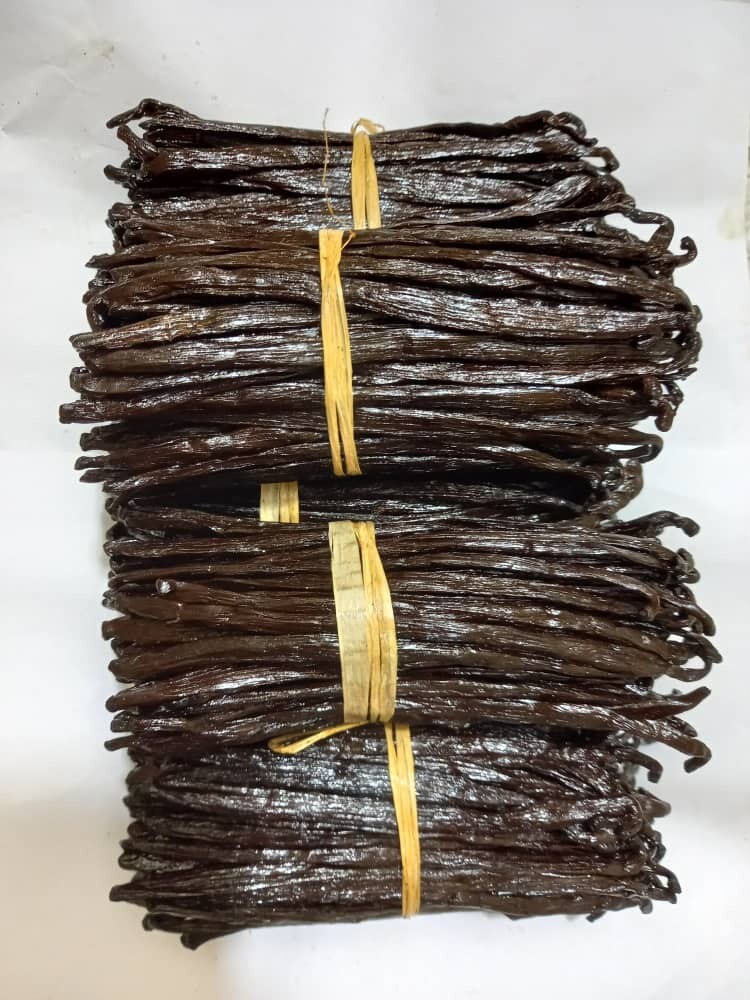 10 Pure Vanilla Beans Grade A For Vanilla Extract, Whole Vanilla Pods For Baking