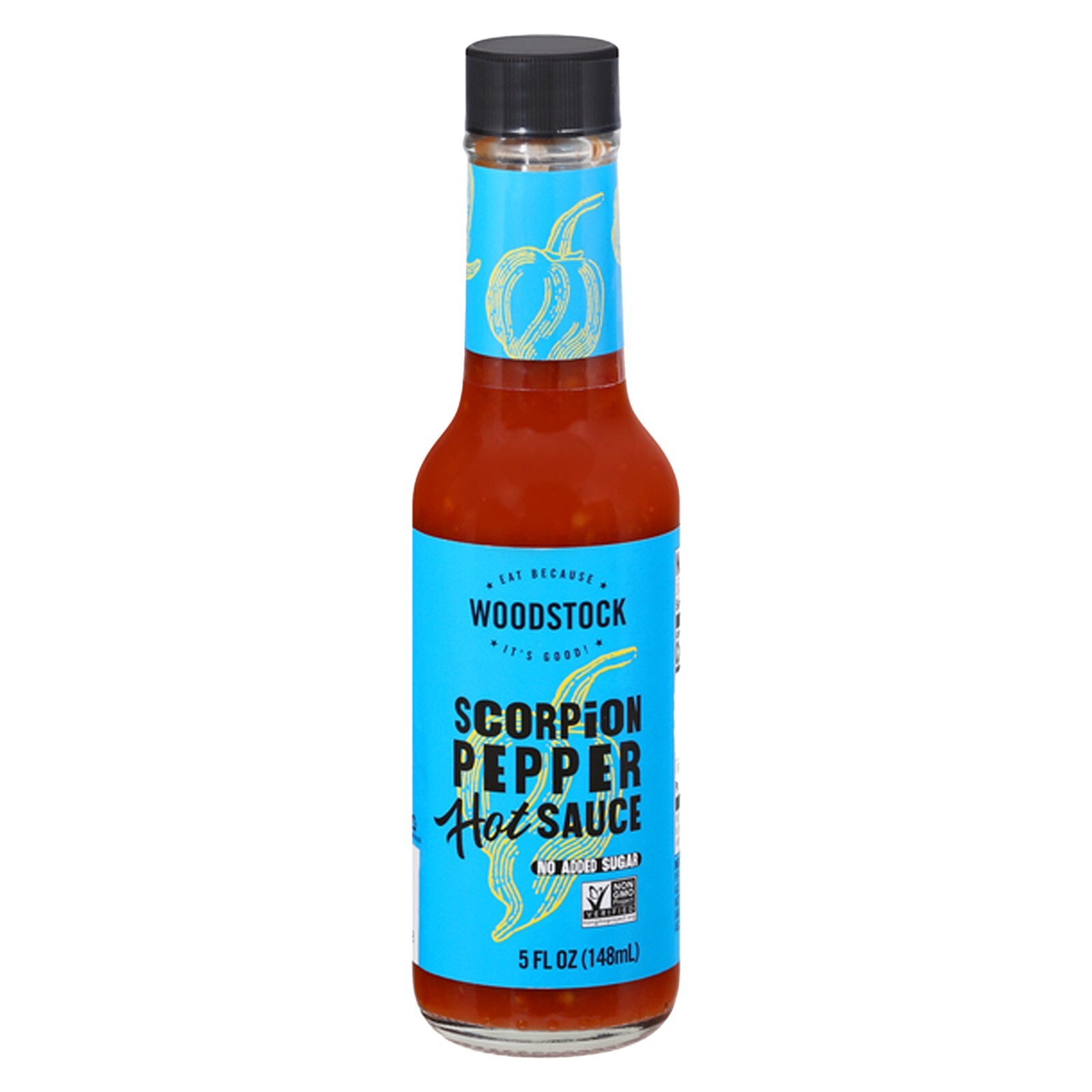 Woodstock Scorpion Pepper Hot Sauce, 5 fl oz