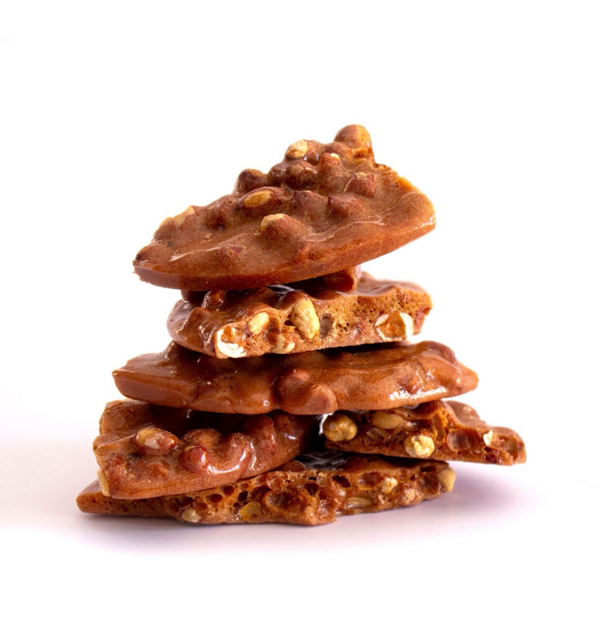2 PACK Brittle-Brittle Peanut Brittle 38 Oz. EACH JAR – FREE SHIPPING