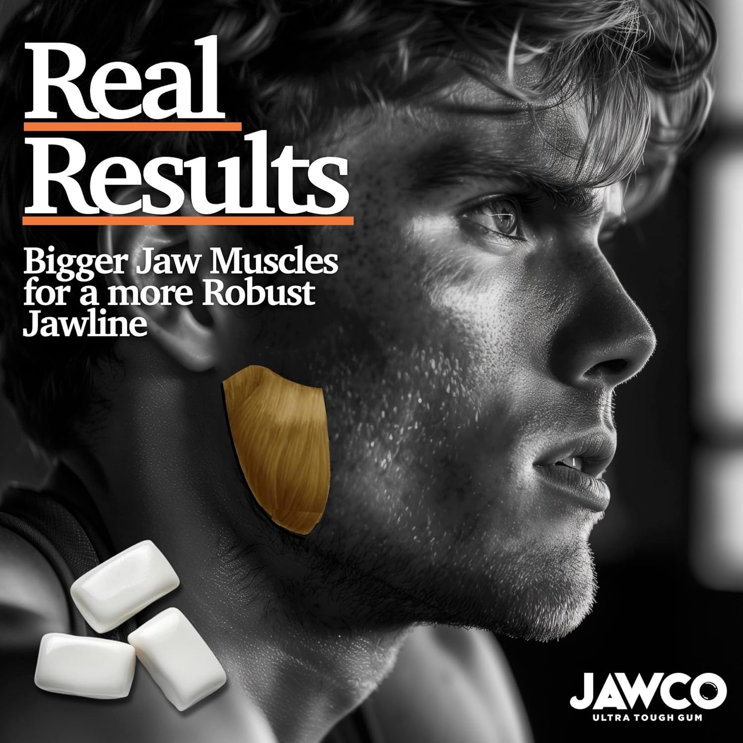 Powerful Facial Fitness Chewing Gum – 35 Daily Workouts for Jawline Definition