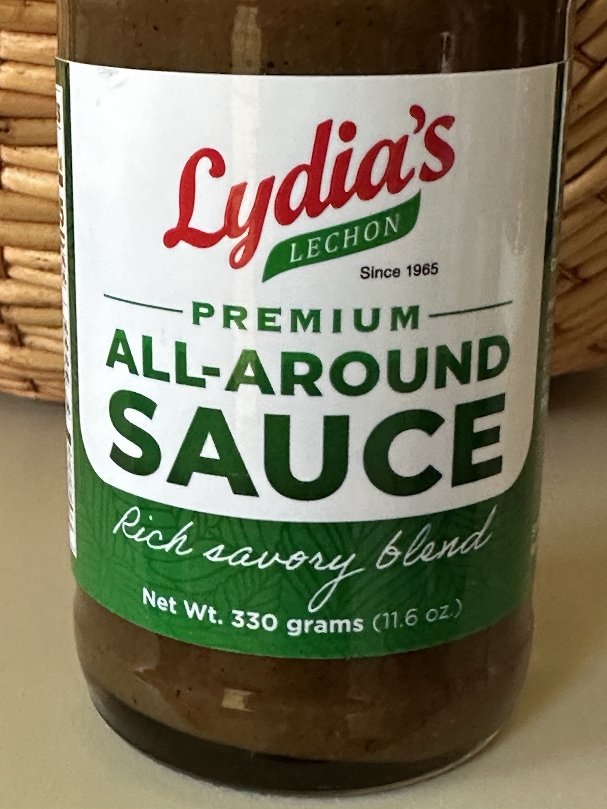 Lydia’s LECHON PREMIUM ALL-AROUND SAUCE RICH SAVORY BLEND 11.6oz/330g ONE BOTTLE
