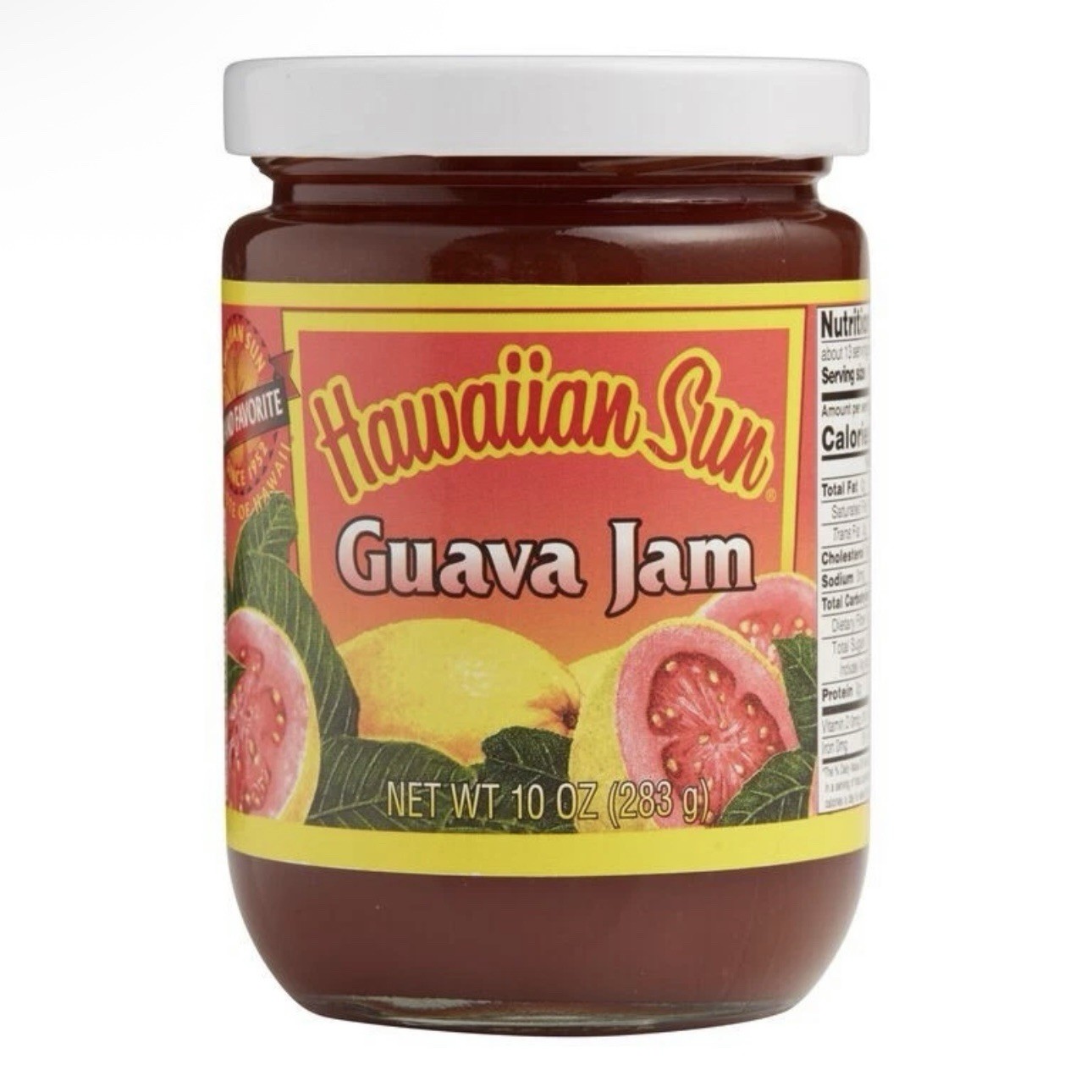 Hawaiian Sun Guava Jam 10 oz Glass Jar