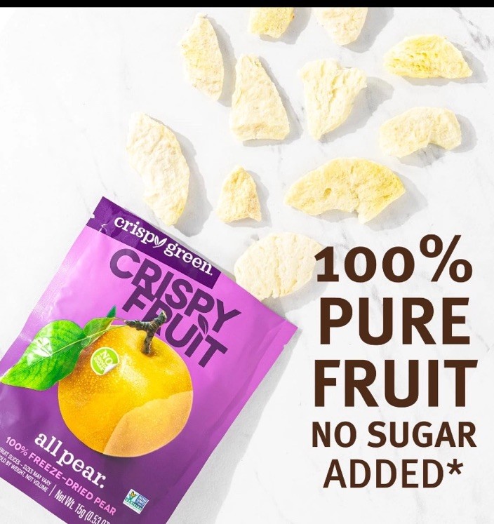 Freeze-Dried Pear Fruit Snacks, 0.53 Oz (Pack of 11), 100% Pure Fruit Non GMO