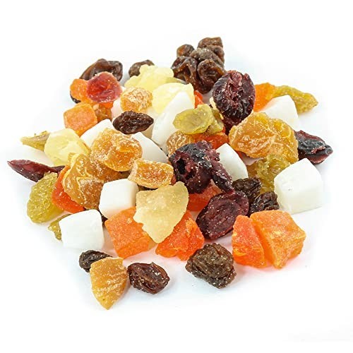 Farm Fresh Dried Fruit Snack Mix – Cranberries, Coconut, Mango & Raisins – 24oz