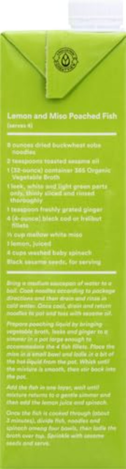 Organic Vegetable Broth, 32 Fl Oz Pack of 4