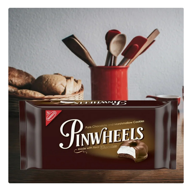 Pinwheels Pure Chocolate & Marshmallow Cookies, 12 oz