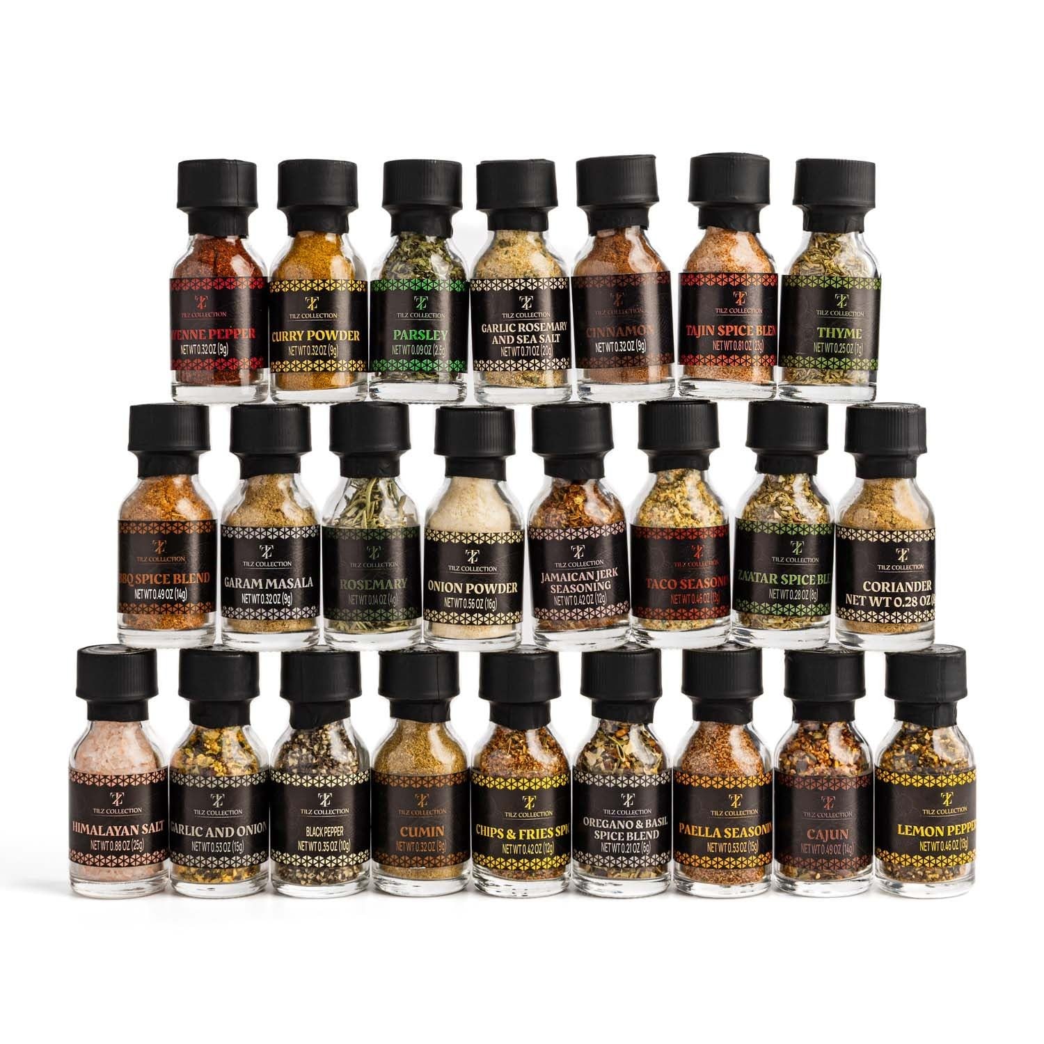 Spice Gift Set -24 Gourmet Spices For Cooking, Grilling, Rubs, Mixed Spice, Herb