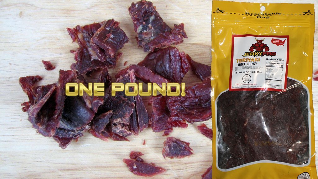 *National Jerky Award Winner* JerkyPro STEAK Beef Jerky *Free Shipping* 1 Pound