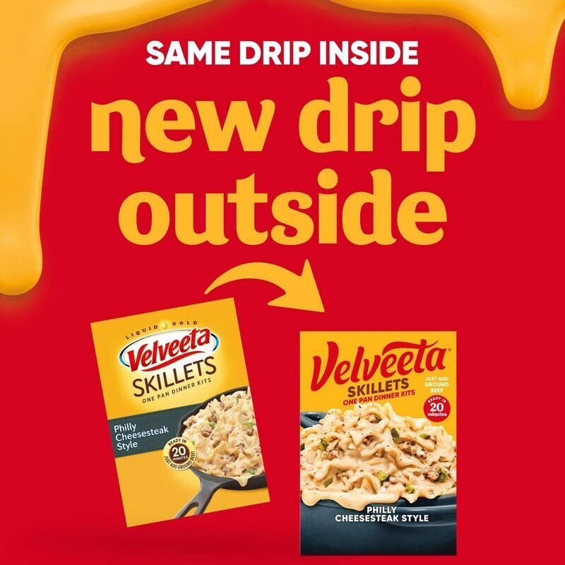 Philly Cheese Steak Pasta Dinner Kit 4 Pack One Pan Meal Ready 20 Min 12.2oz Box