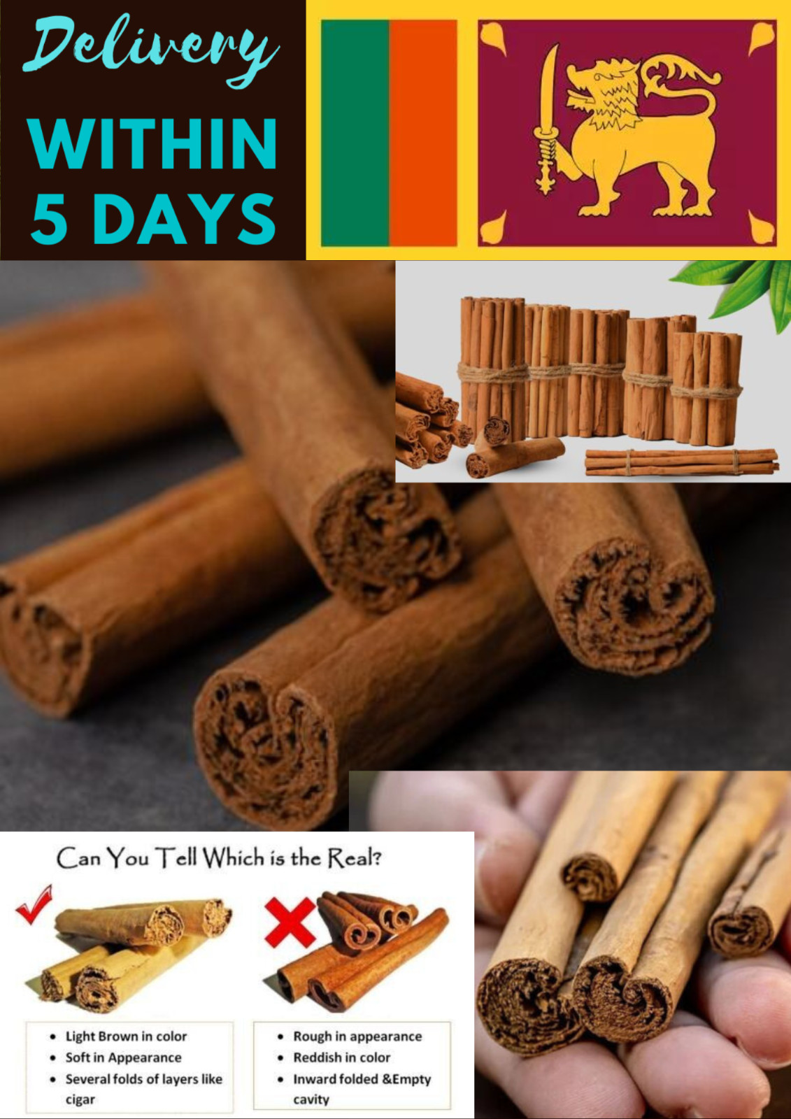 CEYLON PURE QUALITY NATURAL TRUE ALBA CINNAMON STICK SRI LANKA 1kg Free Shipping