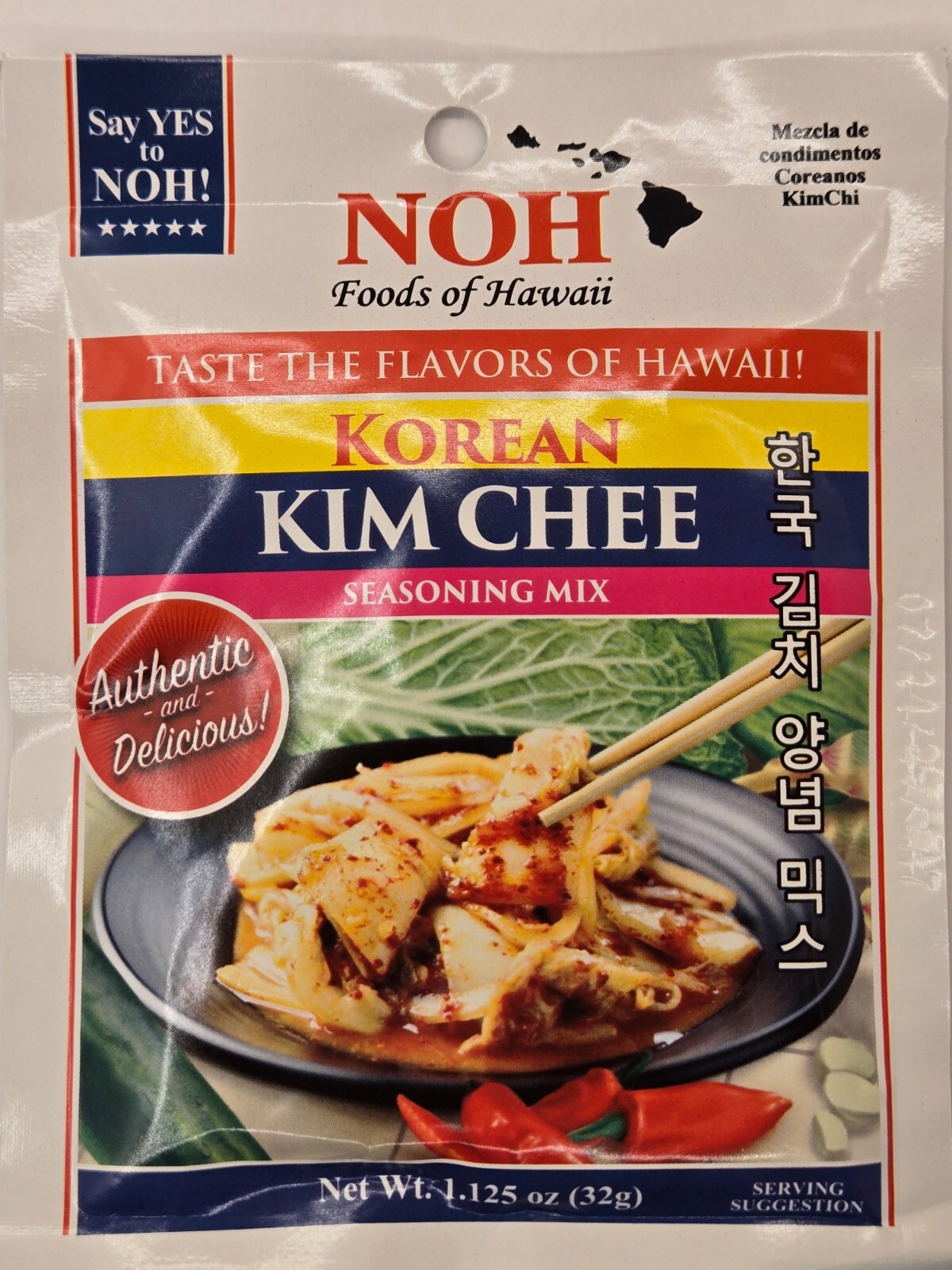NOH Korean Kim Chee Seasoning Mix 1.125oz(32g)