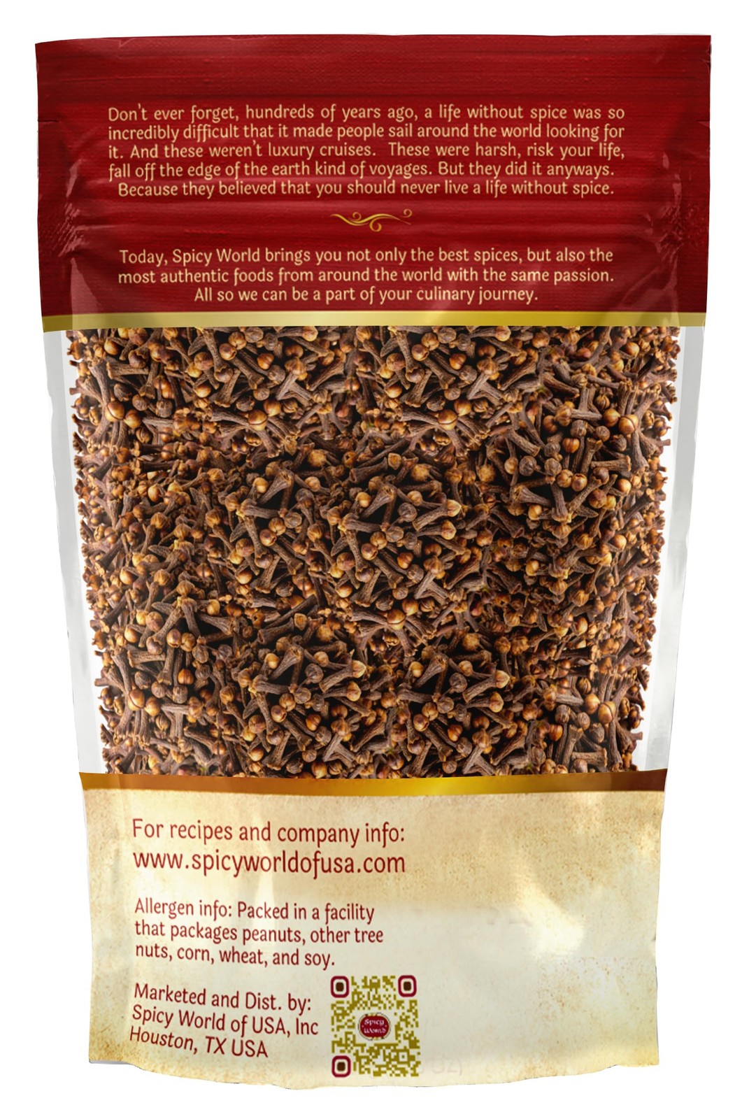Cloves Whole Bulk 14 Oz Bag – Pure, Non-GMO, Premium Hand Picked Quality –