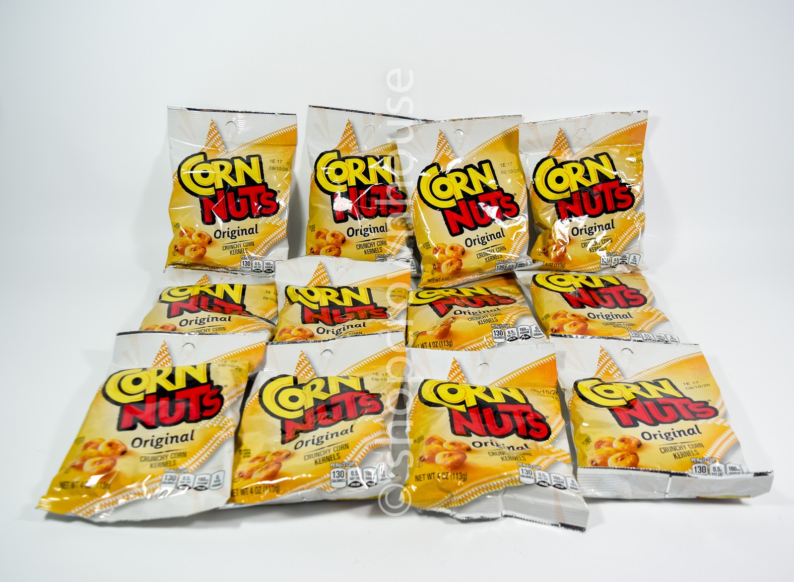 12 Corn Nuts Original Flavored Crunchy Corn Kernels Snack 4oz bag 09/10/2026
