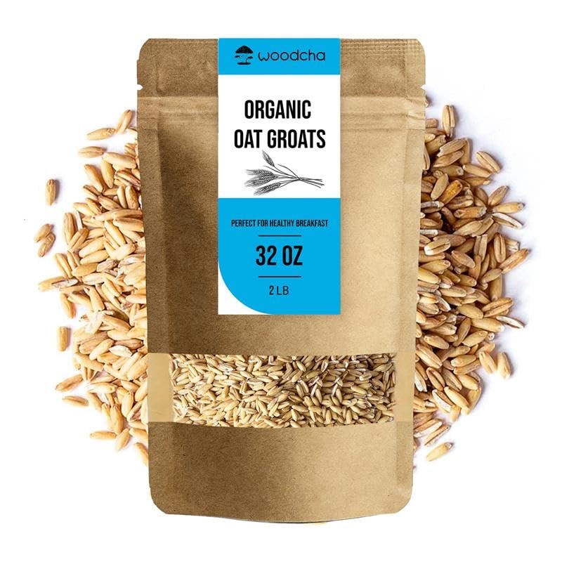 Organic Oat Groats – Whole Grain, Gluten-Free Superfood for Breakfast Cooking