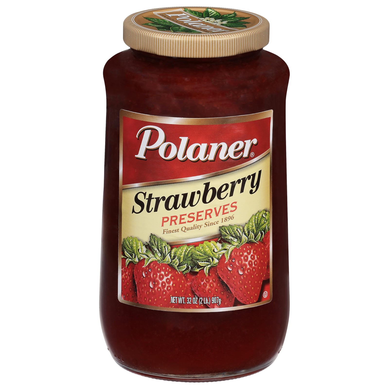 Polaner Preserves, Strawberry, 32 Ounce 32 Ounce, Strawberry