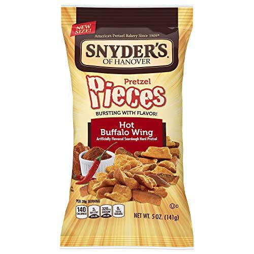 Snyder’s of Hanover Pretzel Pieces, Hot Buffalo Wing, 5 Ounce (Pack of 8)