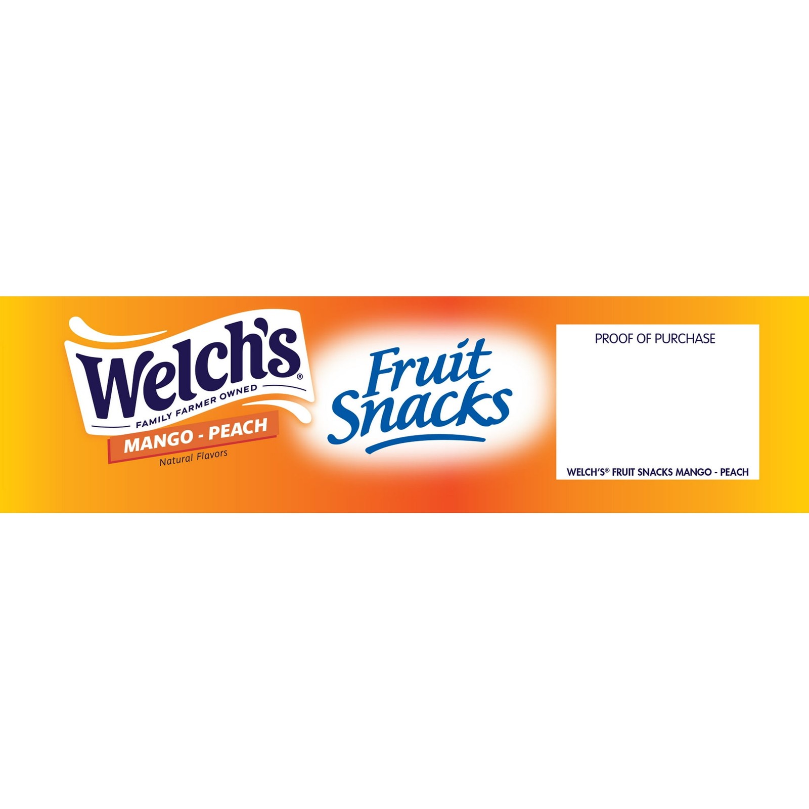 Welch’s Fruit Snacks Mango-Peach – Soft Fruit Snacks, 0.8 oz Each, 22-Count Pack