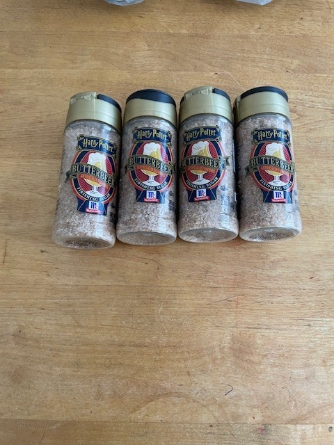 4 McCormick Harry Potter Butterbeer Finishing Sugar 2.93oz