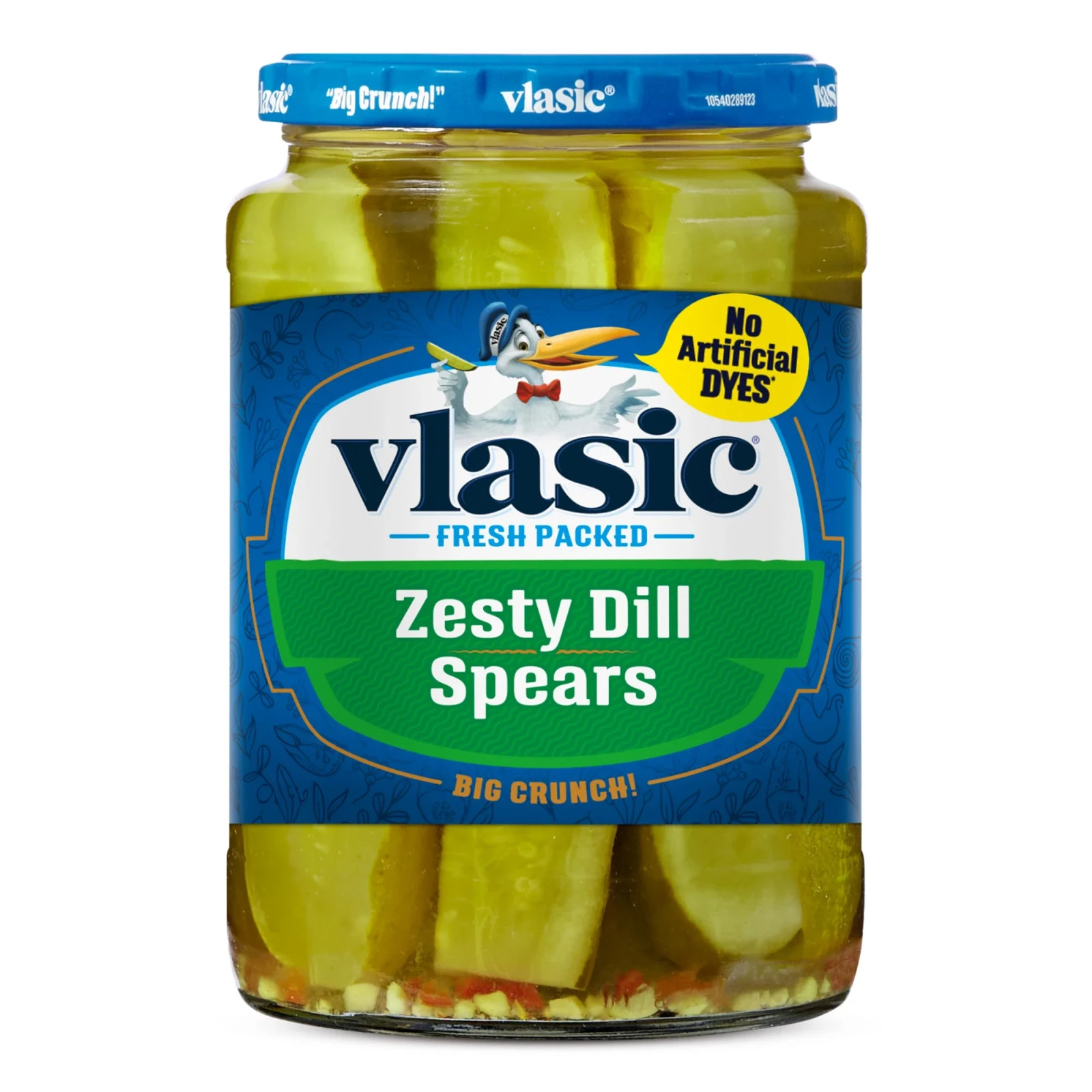 Vlasic Zesty Dill Pickle Spears 24 oz Jars 3 Pack Kosher Dill Pickles