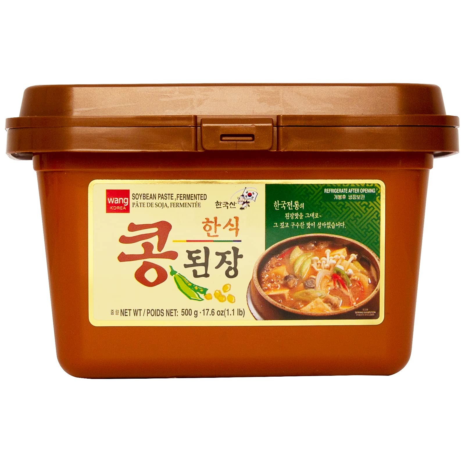 Korean Traditional Doenjang Fermented Soybean Paste 1.1 Pound