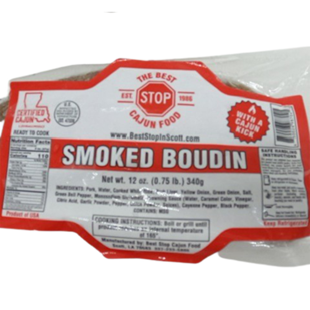 The Best Stop Smoked Boudin 12 Oz (4 Pack)