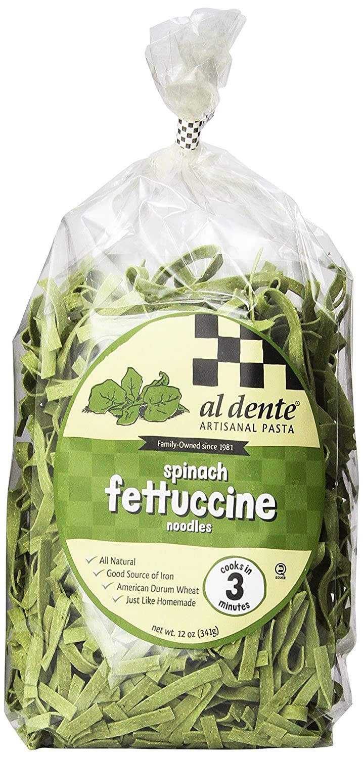 Al Dente Spinach Fettuccine, 12 Ounce