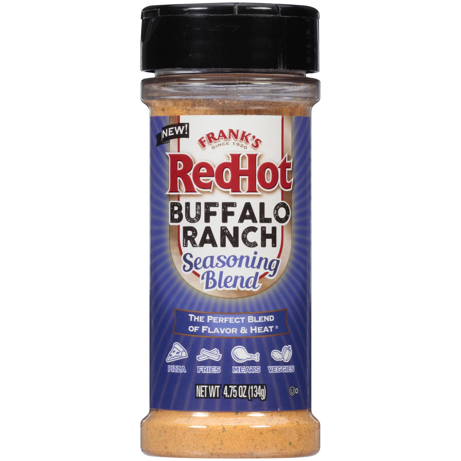 Frank’s RedHot Kosher Buffalo Ranch Seasoning Blend, 4.75 oz Bottle