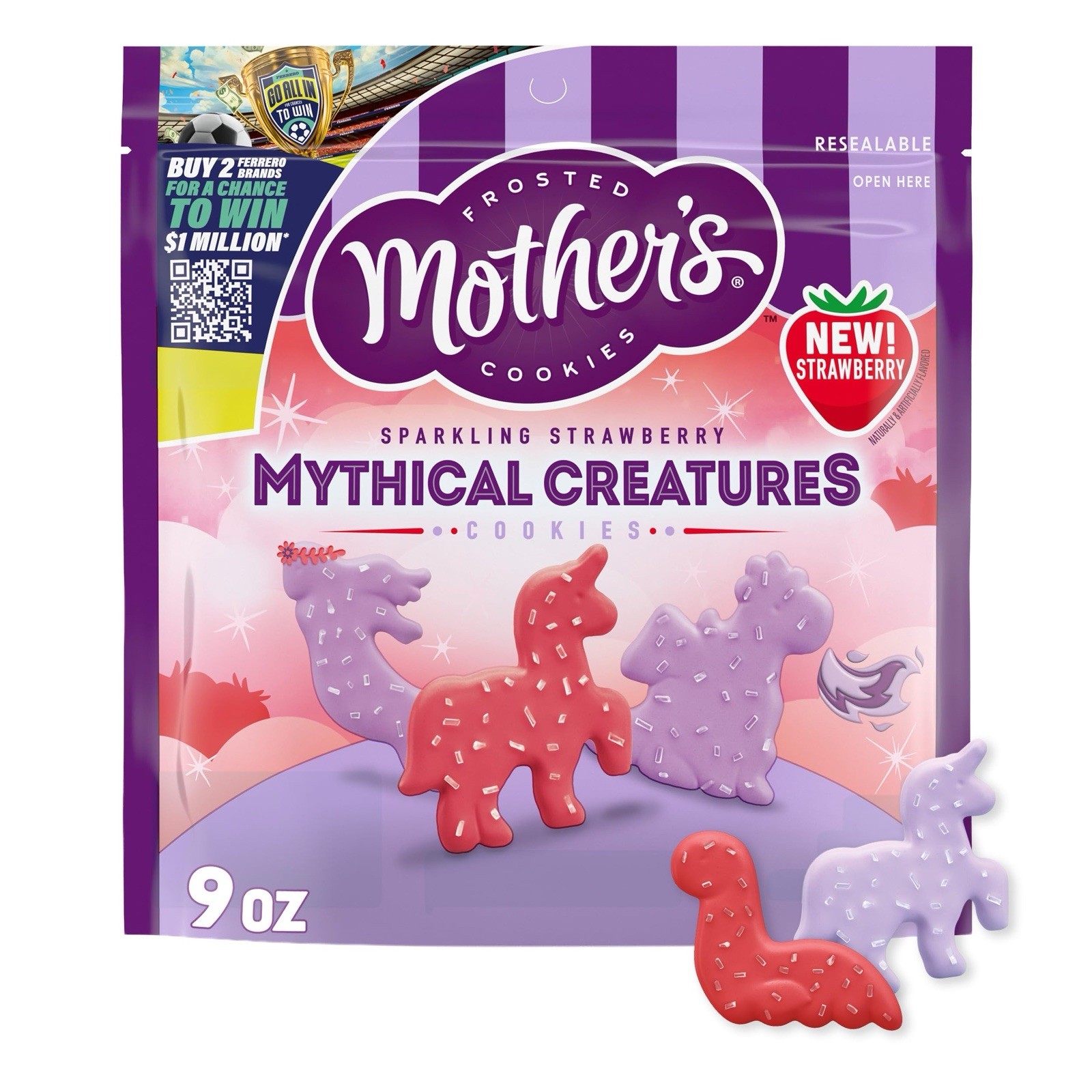 •.*Mother’s Sparkling Strawberry 🍓 Mythical Creatures, 9 oz•.*