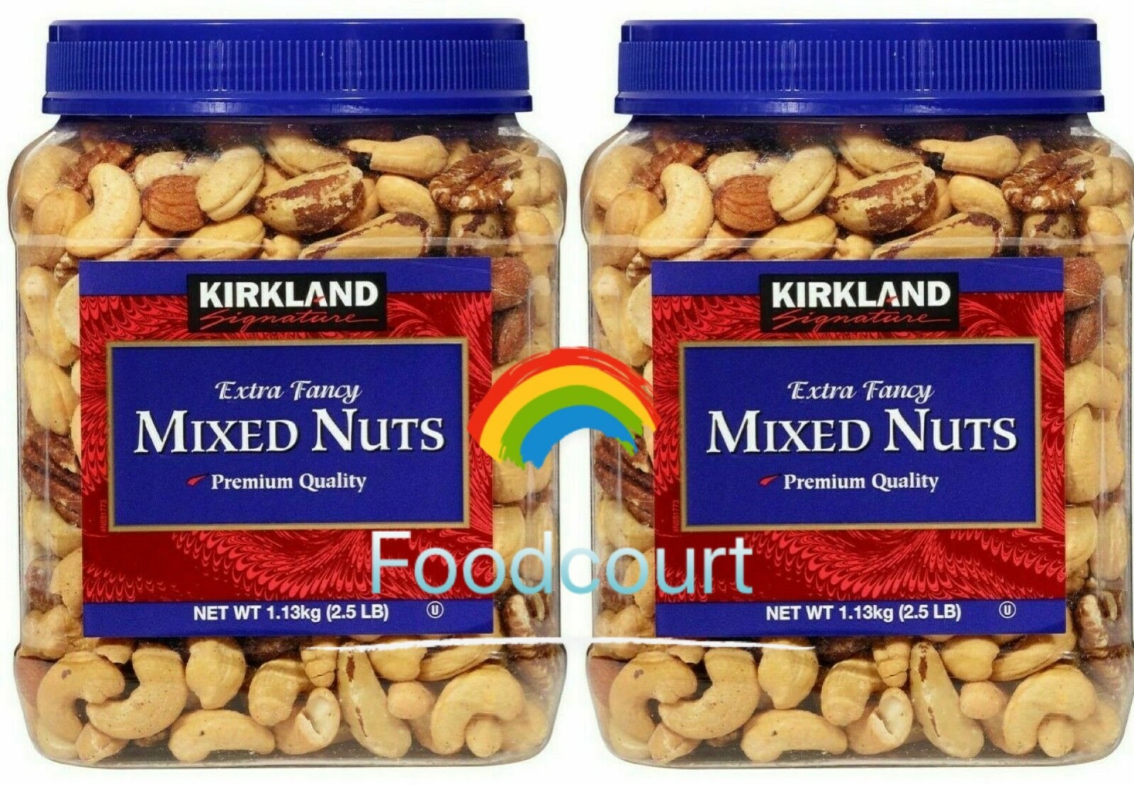 2 Packs Kirkland Signature Extra Fancy Mixed Nuts 40 OZ 2.5 LB Each Pack