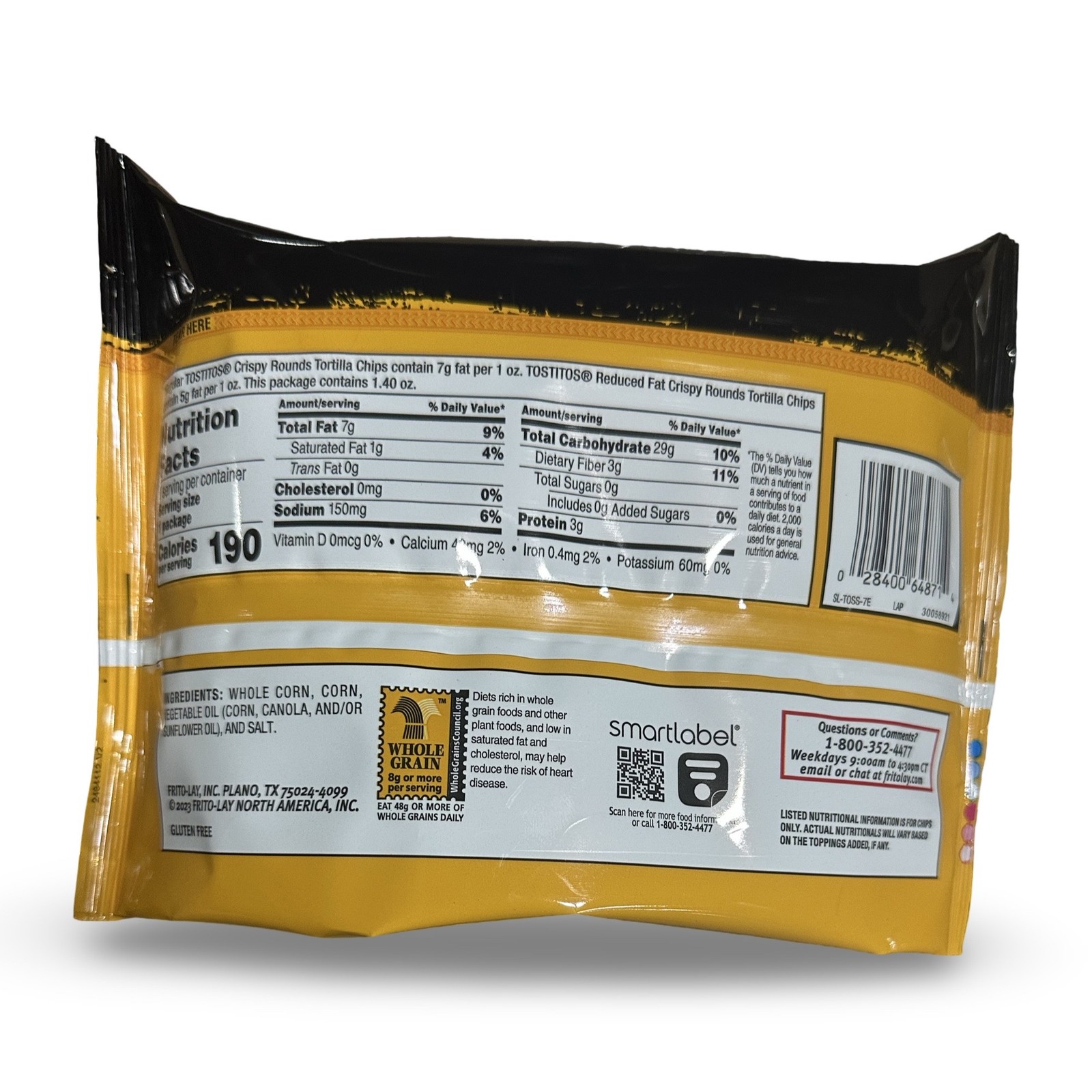 Tostitos Crispy Rounds Walking Taco Reduced Fat Tortilla Chips – 1.4 oz Bags, 22