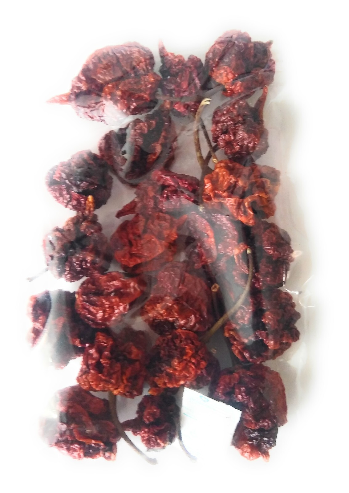 REAPER X 20 WHOLE DRIED PEPPER PODS ~33% hotter than standard Carolina Reaper