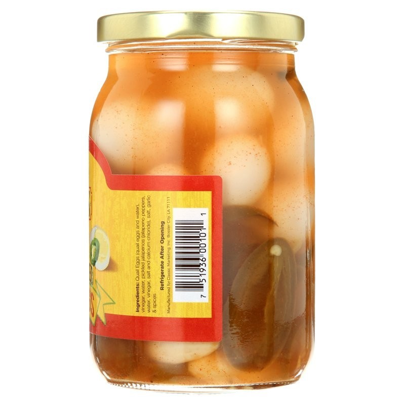 7 Farms cajun Pickled Quail Eggs…