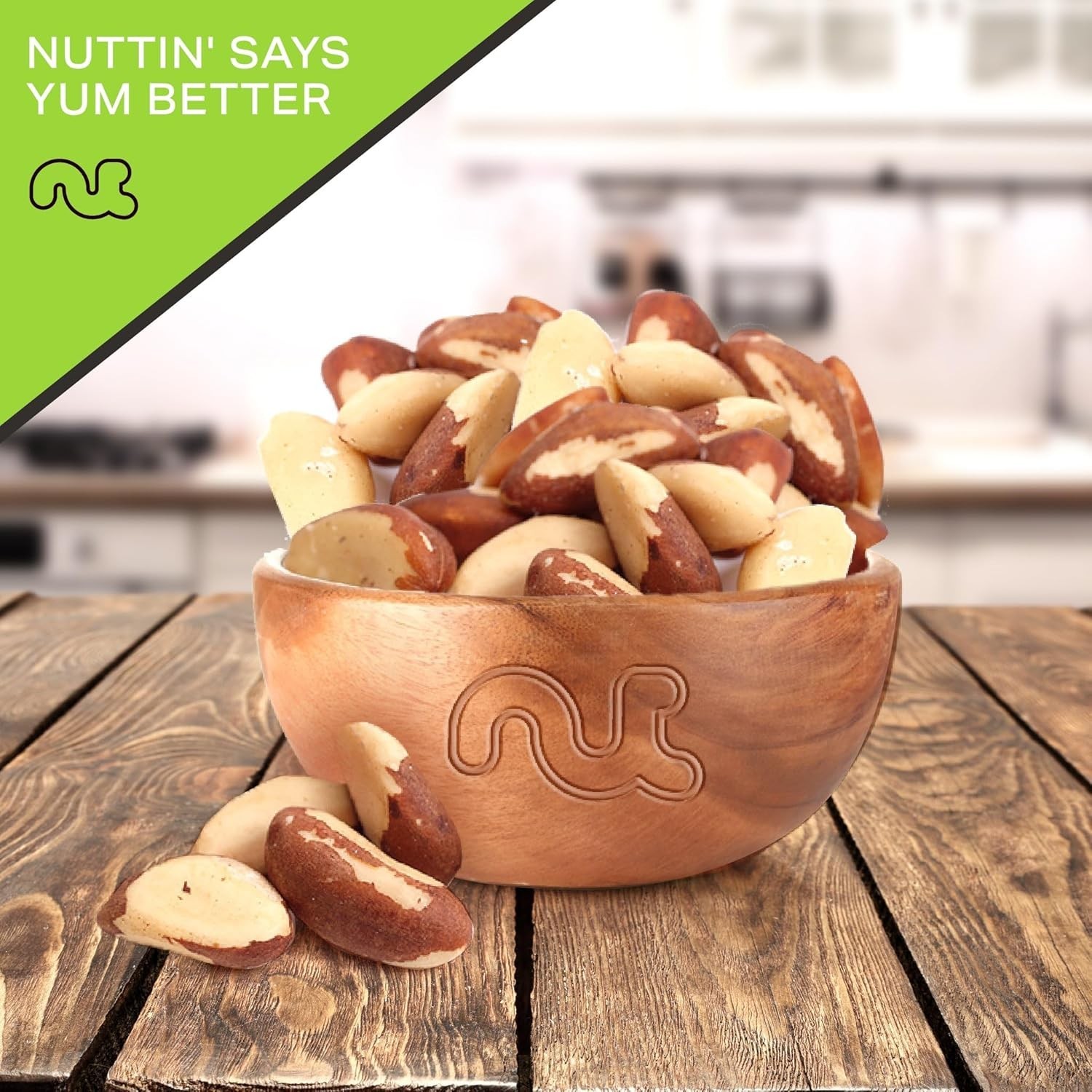 Raw Brazil Nuts, Unsalted, No Shell, Whole, 24oz – 1.5 LB Packed Fresh in Res…